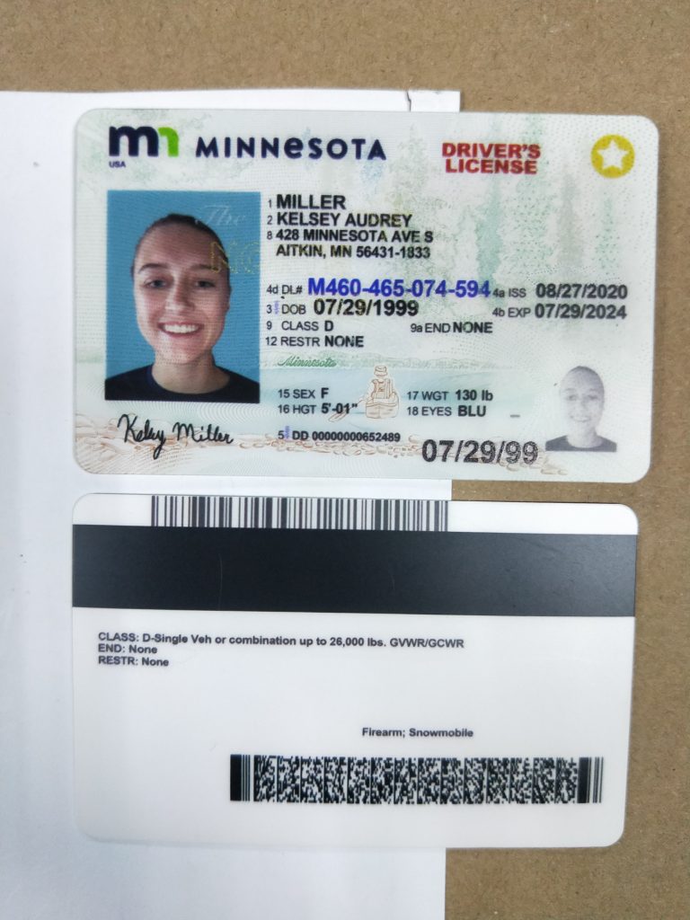 do minnesota drivers license have holograms