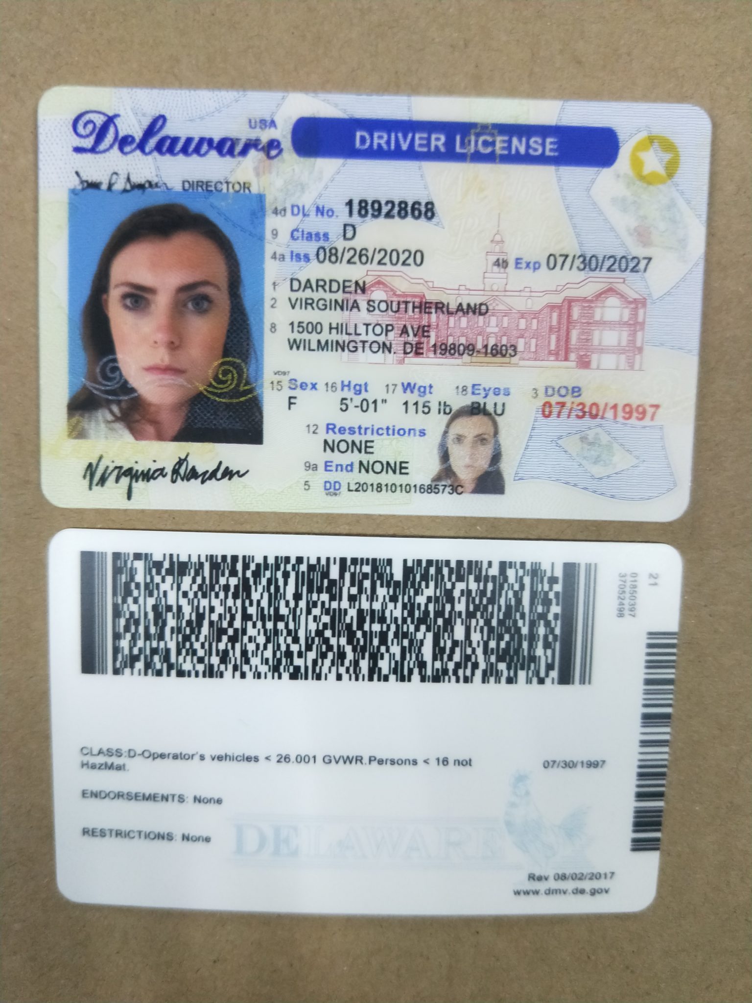 Delaware Fake ID Buy Scannable Fake IDs IDTop