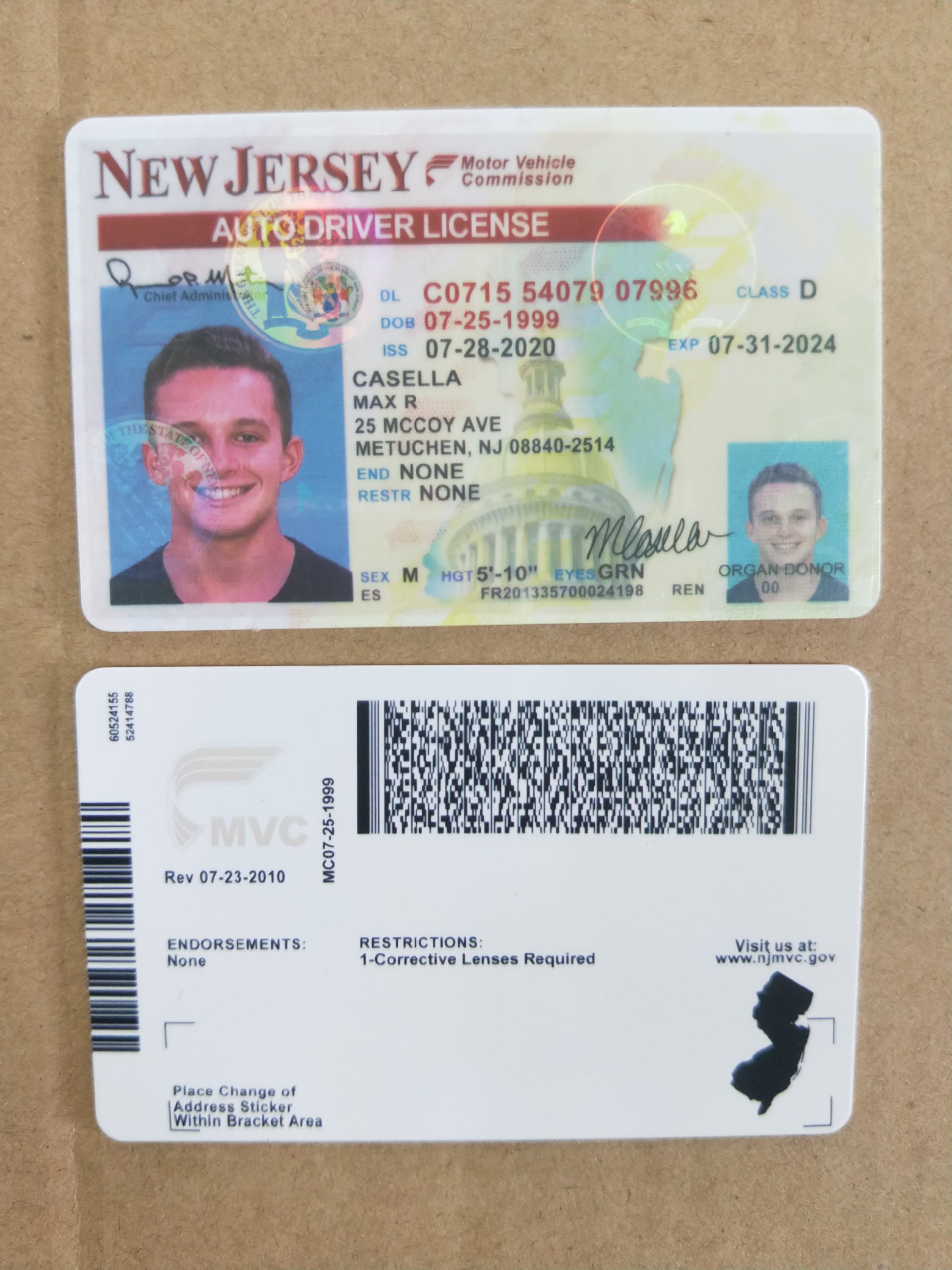 is it easy to fake a new jersey id