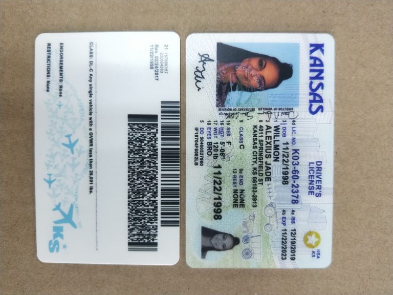 Kansas Fake ID Buy Scannable Fake IDs IDTop