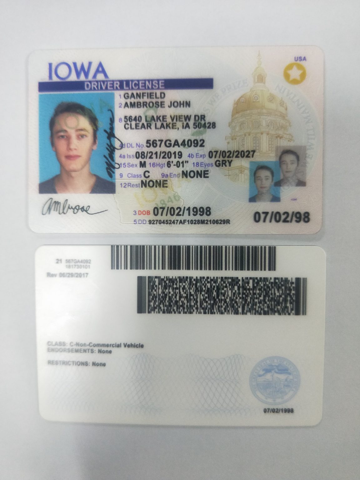 Iowa Fake ID Buy Scannable Fake IDs IDTop