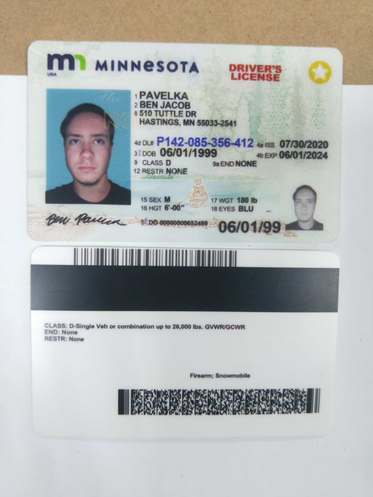 generate a fake drivers license