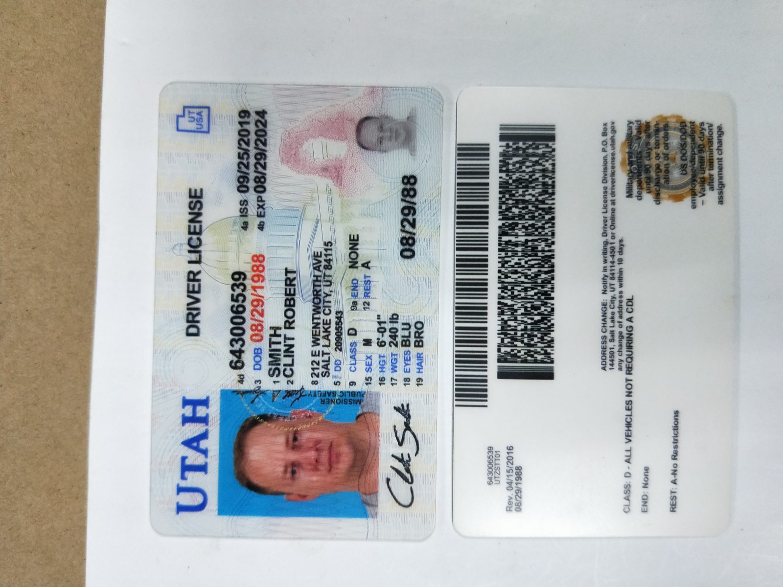 Utah Fake ID | Buy Scannable Fake IDs | IDTop