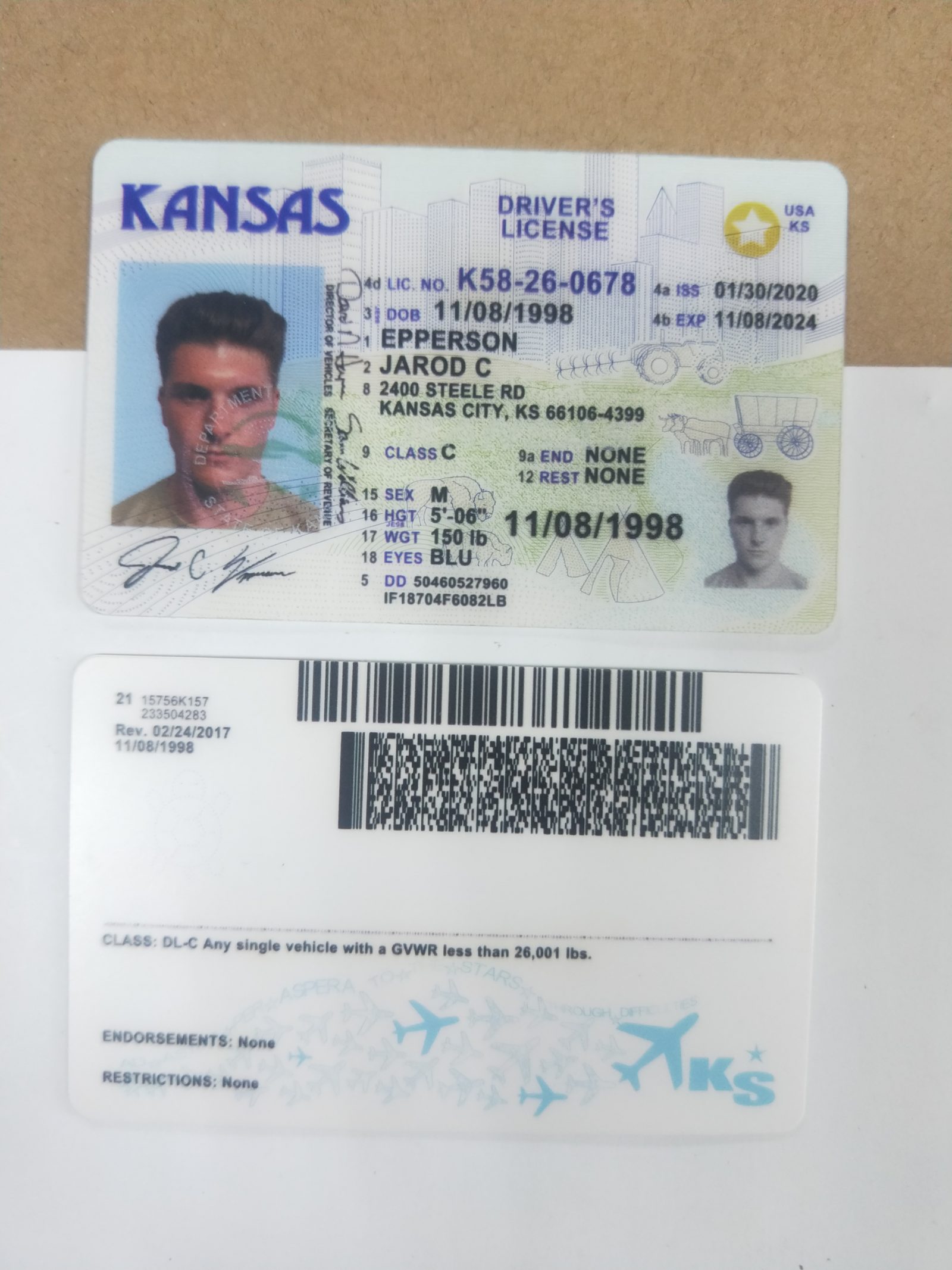 Kansas Fake ID | Buy Scannable Fake IDs | IDTop