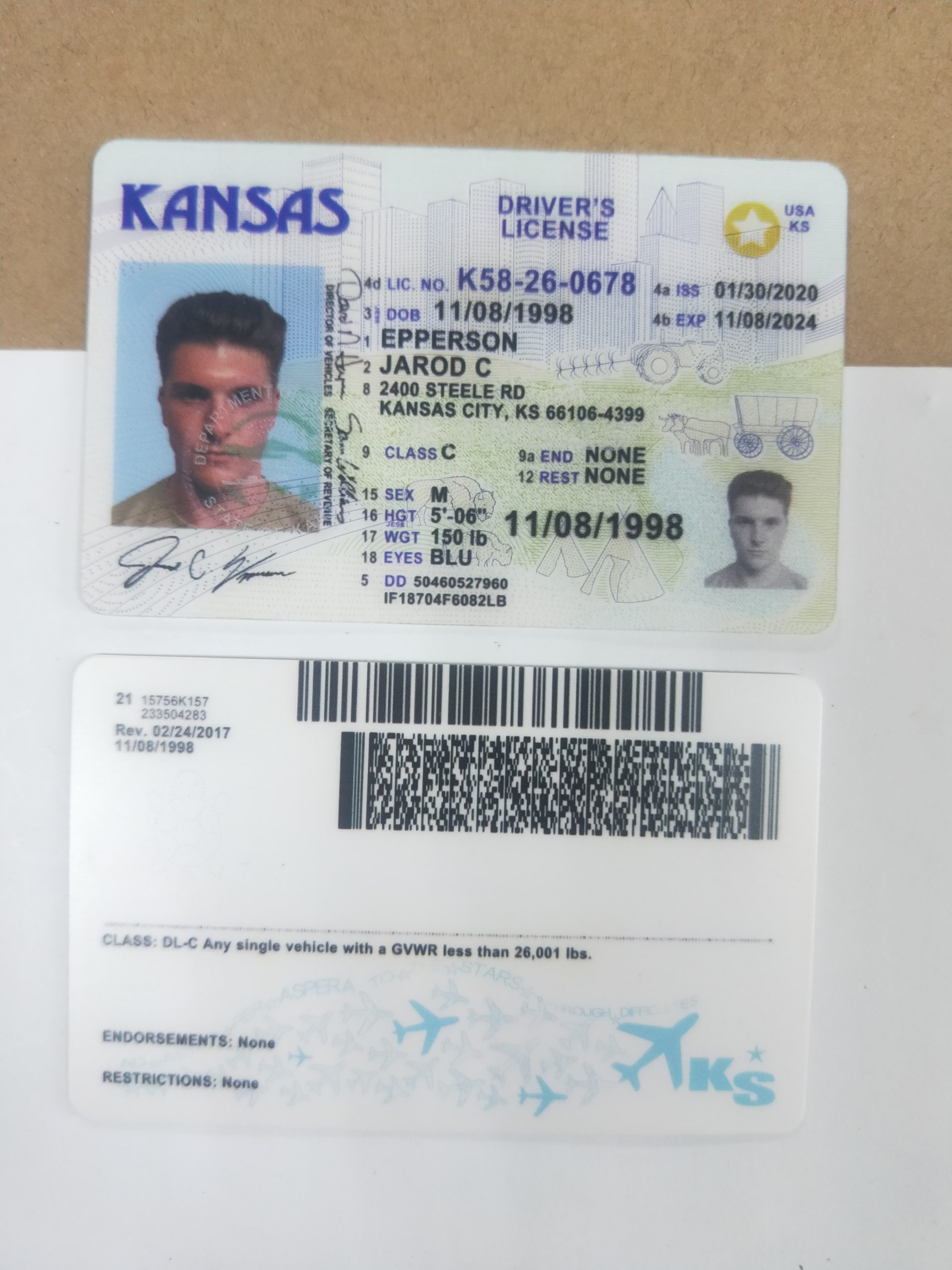 fake kansas drivers license generator