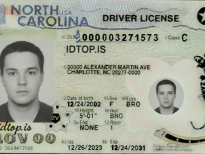 North Carolina Fake ID