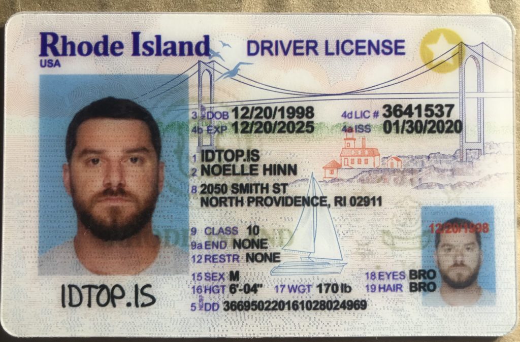 Rhode Island Fake ID | Buy Scannable Fake IDs | IDTop