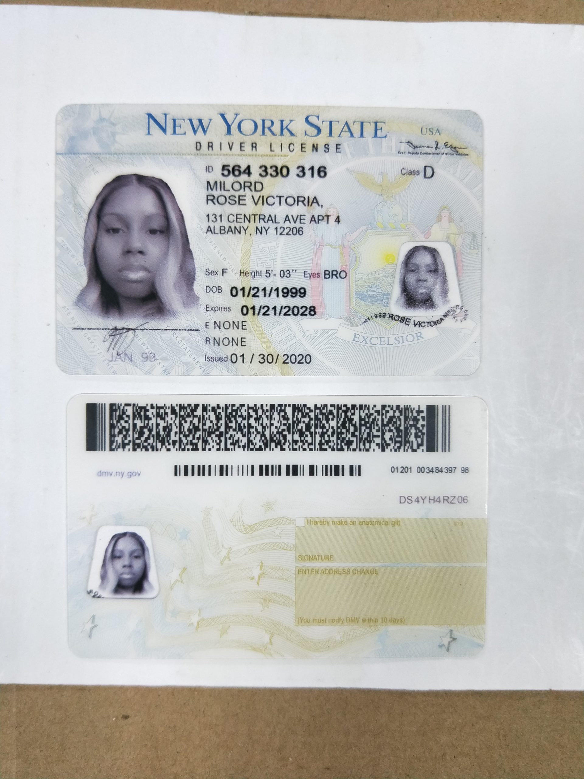 Nys Benefit Identification Card - 5sqb5al