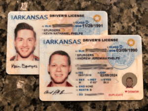 arkansas drivers license barcode