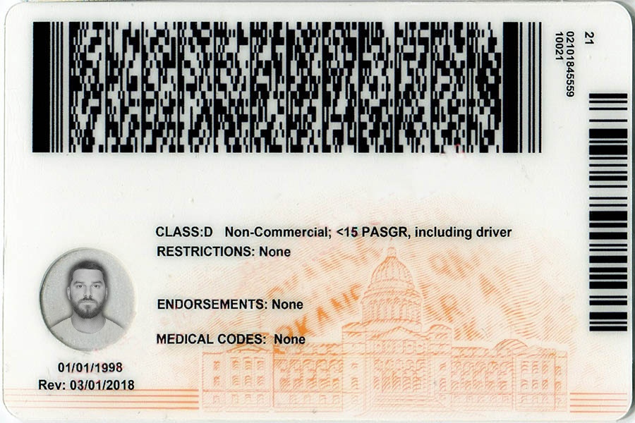 arkansas drivers license barcode