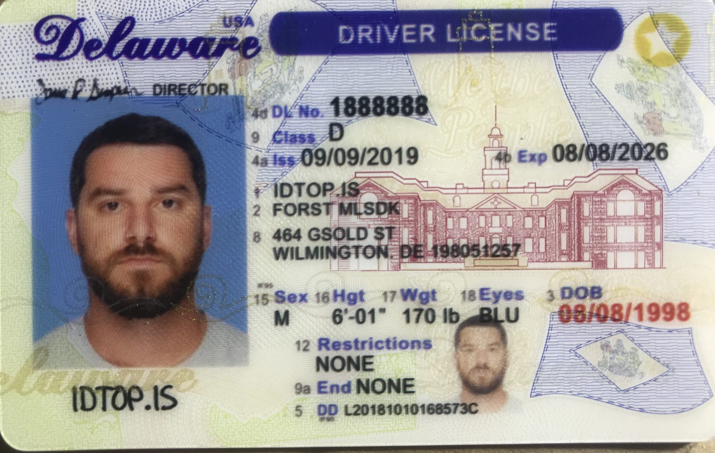 Delaware Fake ID | Buy Scannable Fake IDs | IDTop