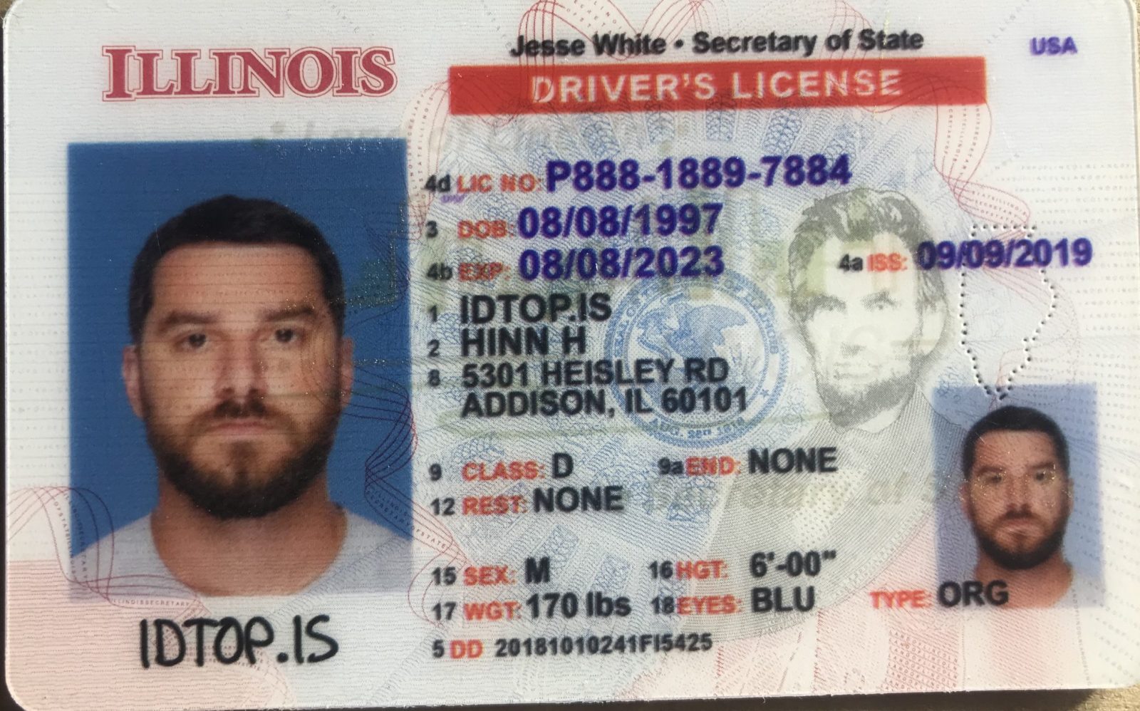 Illinois Fake ID Buy Scannable Fake IDs IDTop