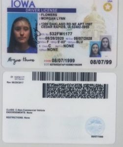make fake iowa drivers license online free