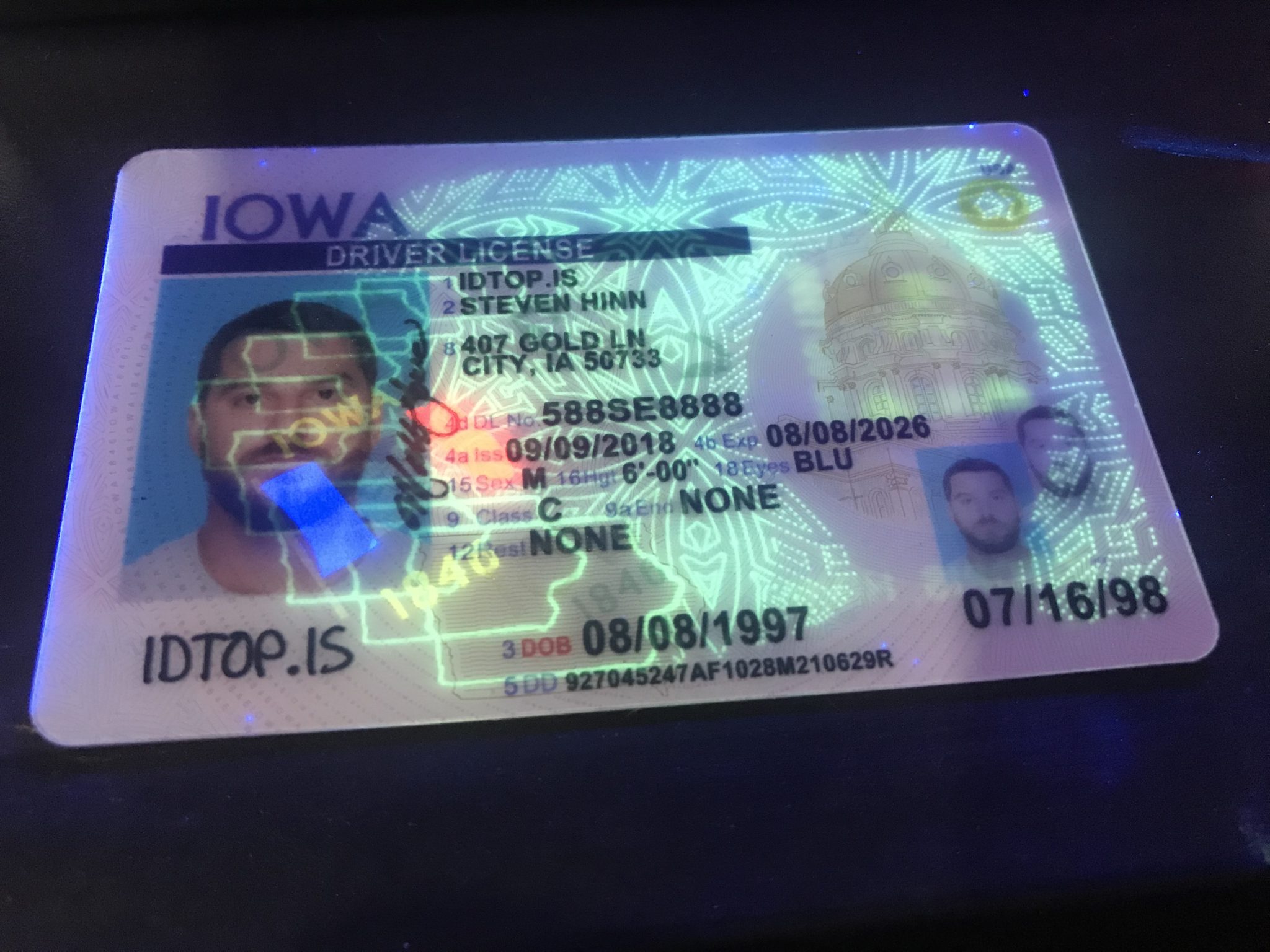 Iowa Fake ID | Buy Scannable Fake IDs | IDTop