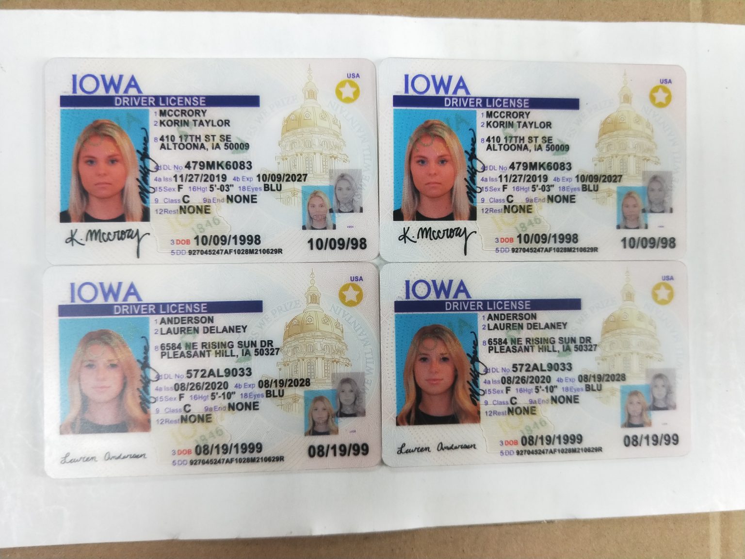 make fake iowa drivers license online free