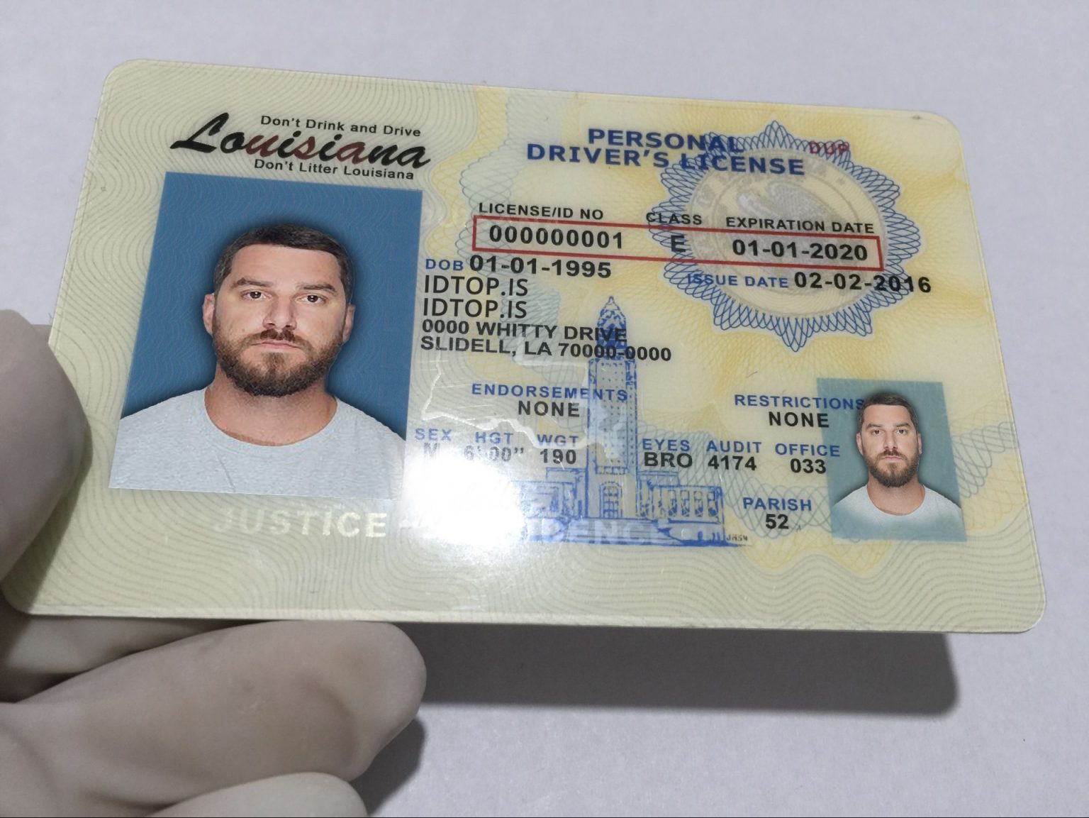 Louisiana Fake ID Buy Scannable Fake IDs IDTop