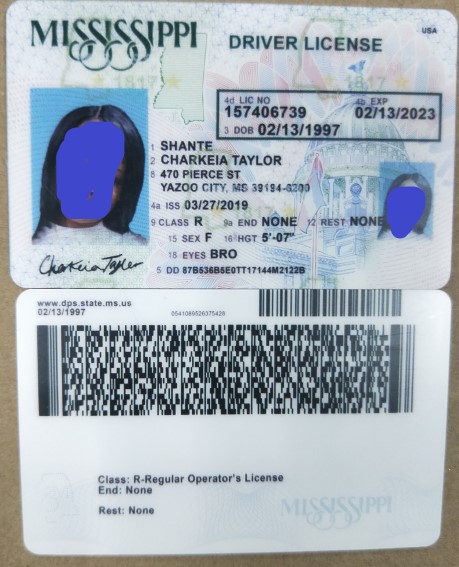 Mississippi Fake ID | Buy Scannable Fake IDs | IDTop