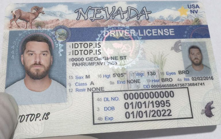 Nevada Fake ID | Buy Scannable Fake IDs | IDTop