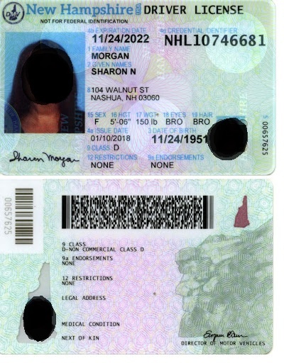 New Hampshire Fake ID - Best Scannable Driver License