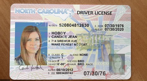 carolina north fake license drivers ids