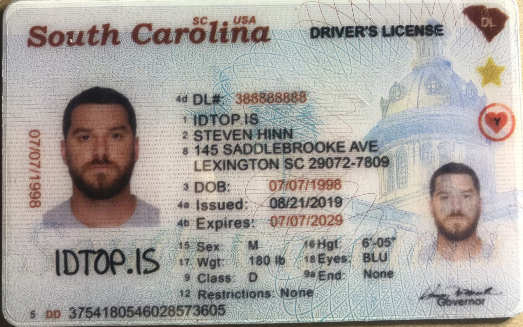South Carolina Fake ID Buy Scannable Fake IDs IDTop