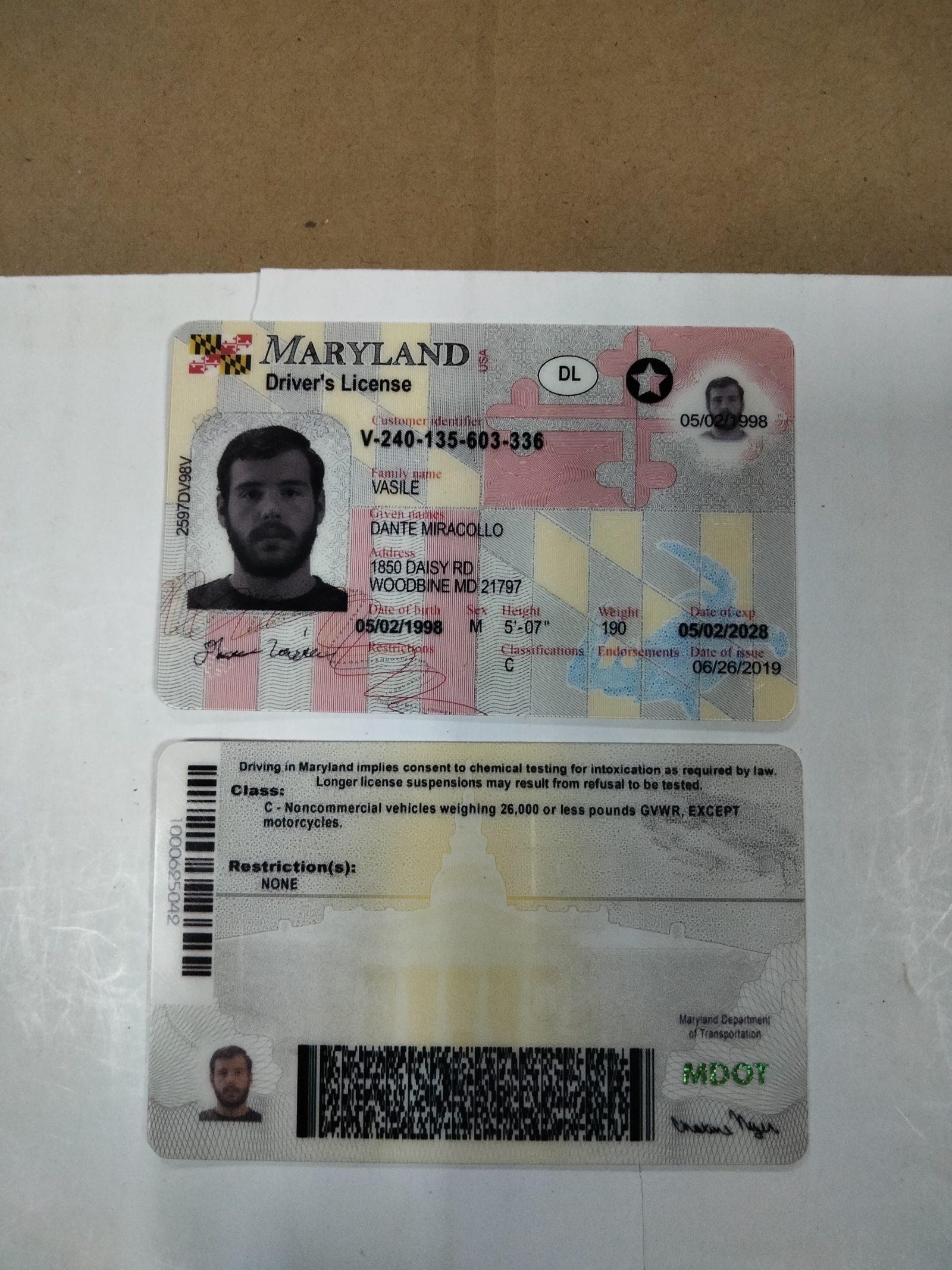 free fake drivers license maker